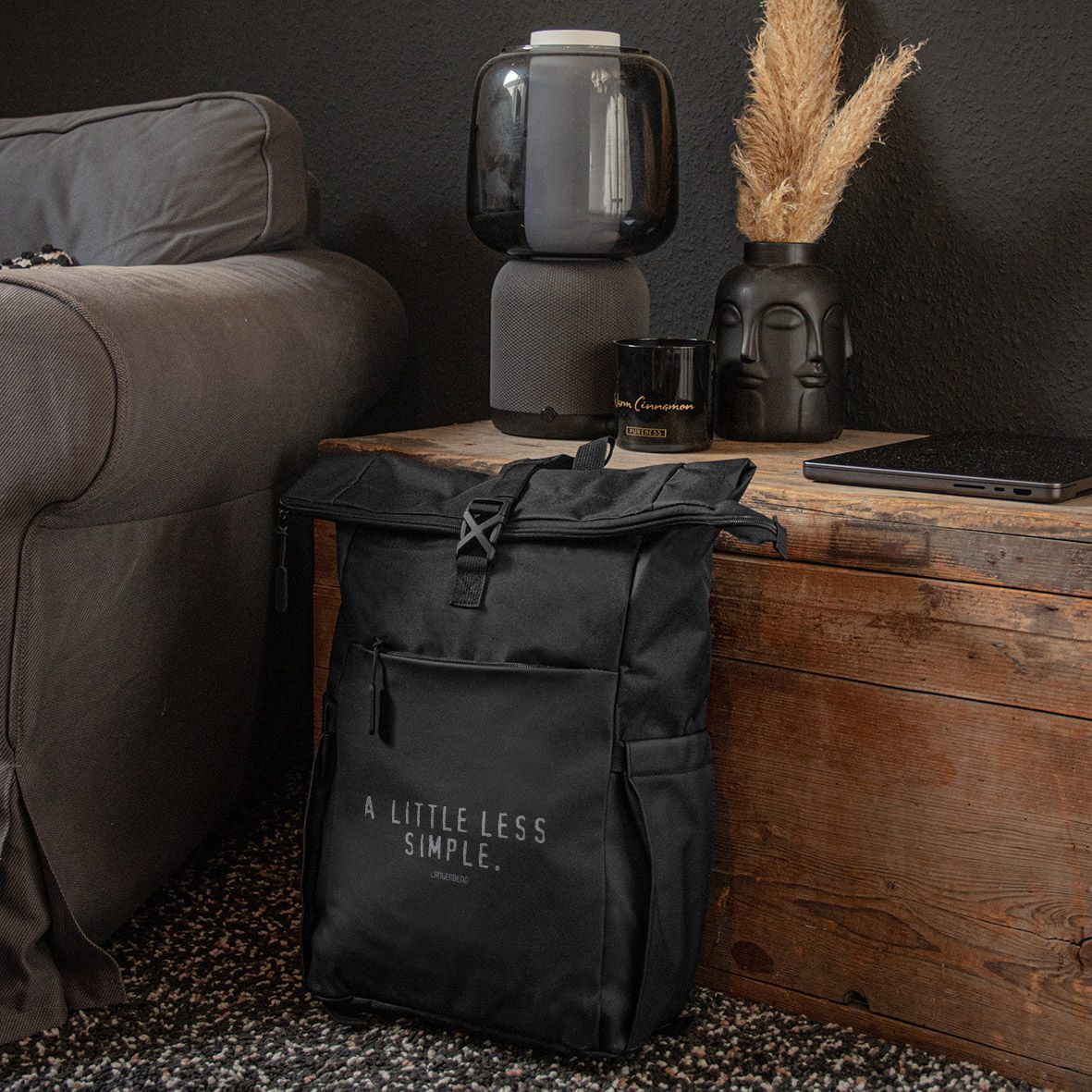 Rollup-Rucksack SIMPLE PREMIUM | schwarz | 54115