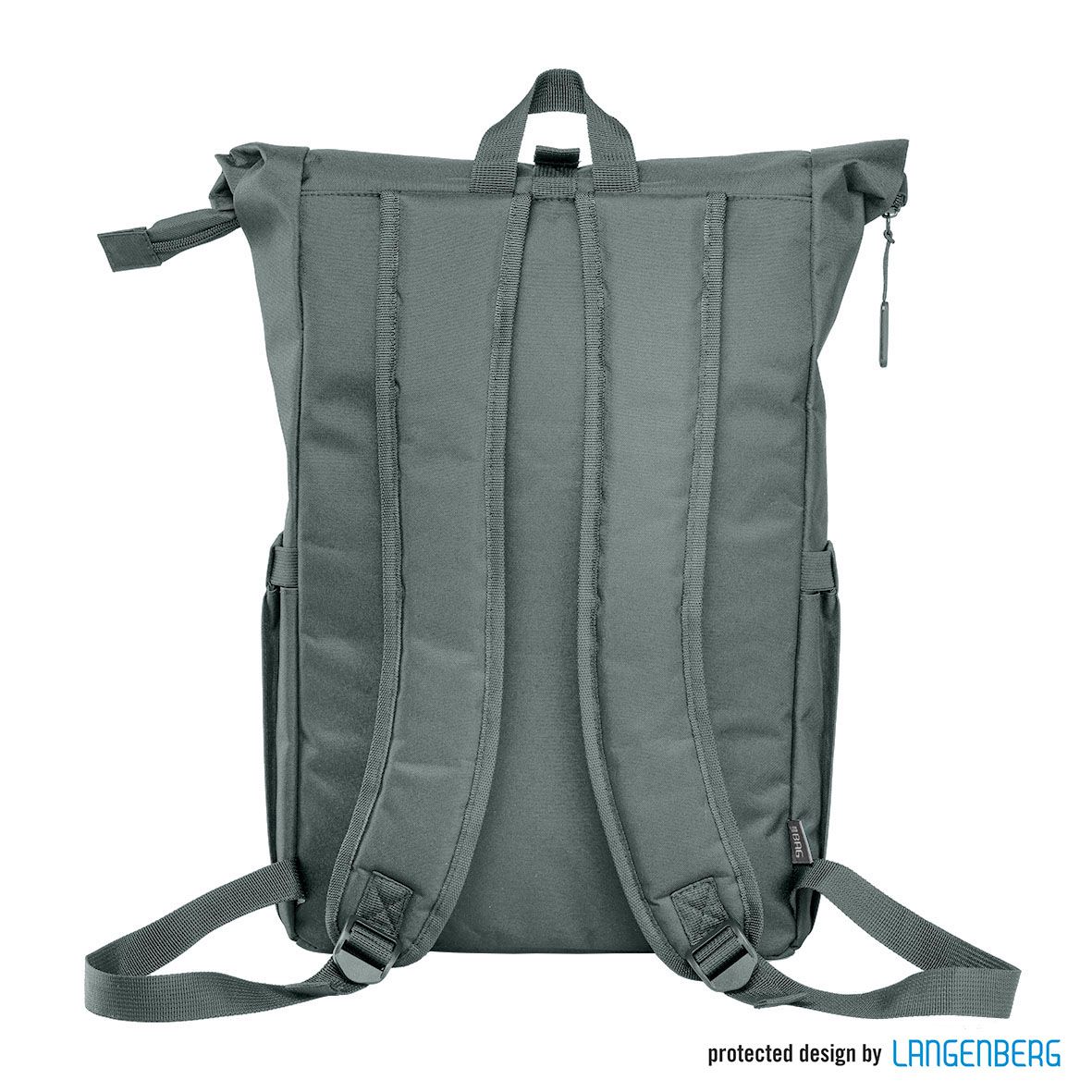 Rollup-Rucksack SIMPLE | grau | 51170